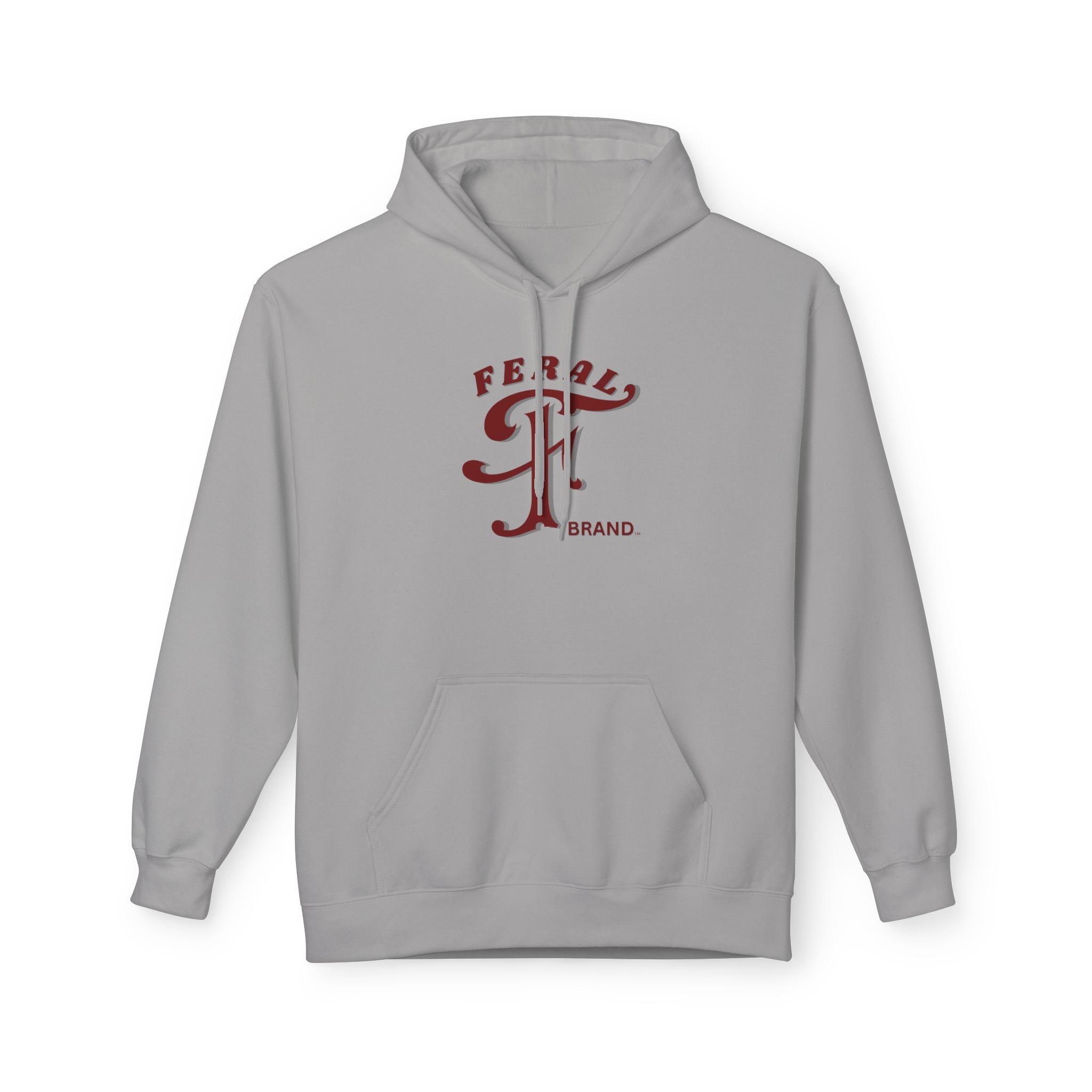 Feral Brand Logo Unisex Midweight Softstyle Fleece Hoodie