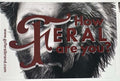 Bearded werewolf sticker 3x2 inch Feral Brand design