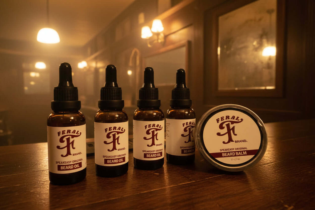 Speakeasy beard balm Feral Brand original scent