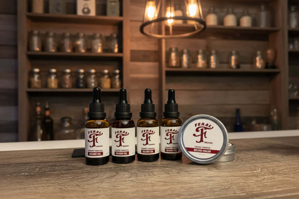 Cherry tobacco beard balm Feral Brand product
